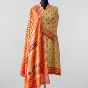 Chaiti Pure Cotton Three Piece