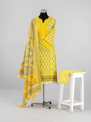 Chaiti Pure Cotton Three Piece