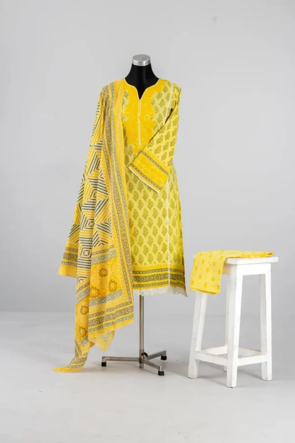 Chaiti Pure Cotton Three Piece