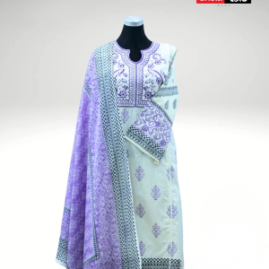 Chaiti Premium Cotton Three Piece