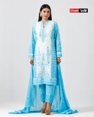 21 Chaiti Loom Cotton Three Piece