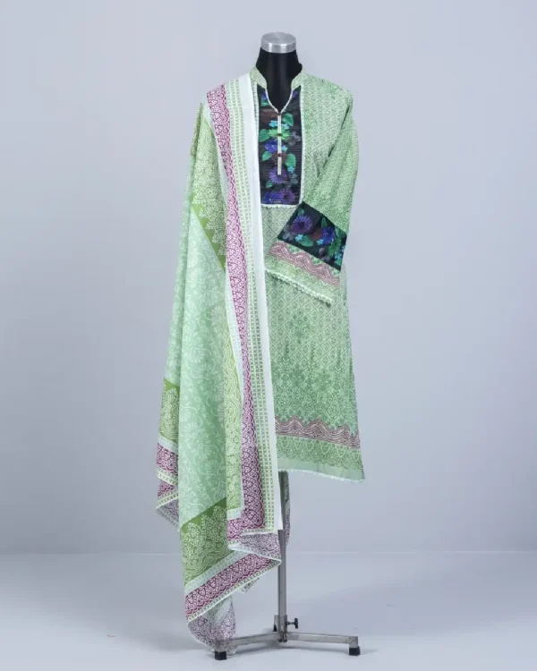 Chaiti Premium Cotton Three Piece