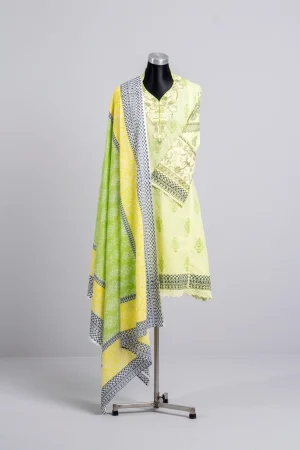 Chaiti Premium Cotton Three Piece