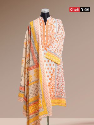 Chaiti Pure Cotton Three Piece