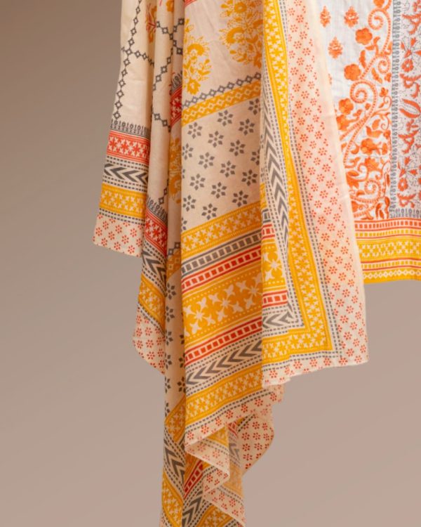 c6538 Chaiti Pure Cotton Three Piece