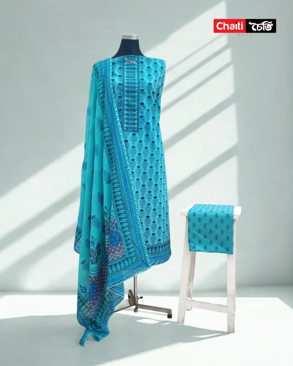 Chaiti Pure Cotton Three Piece