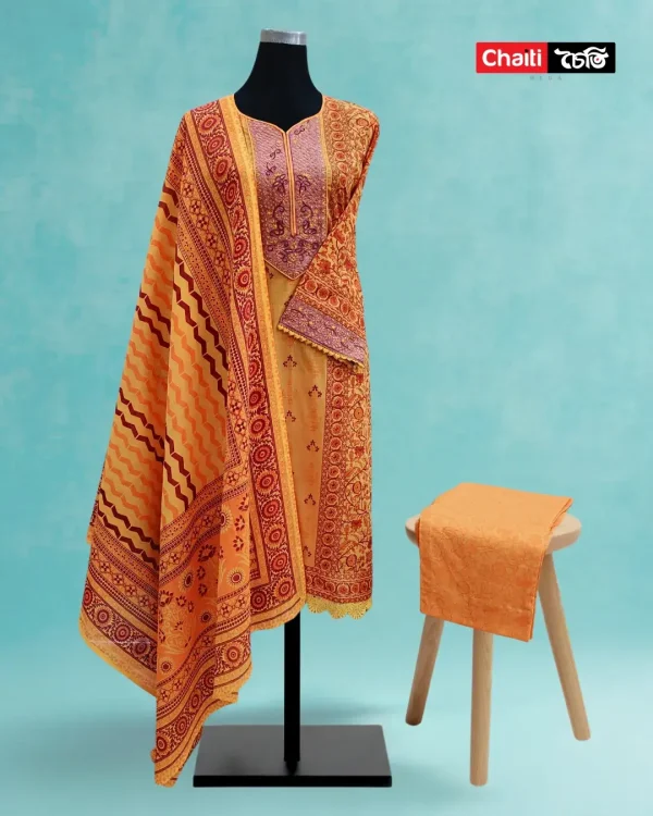 193 Chaiti Premium Cotton Three Piece