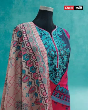 Chaiti Pure Cotton Three Piece