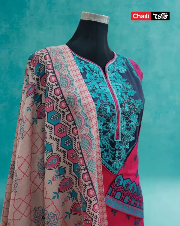 Chaiti Pure Cotton Three Piece