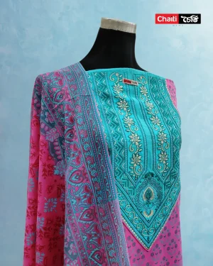 Chaiti Pure Cotton Three Piece