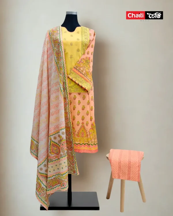 329 Chaiti Premium Cotton Three Piece