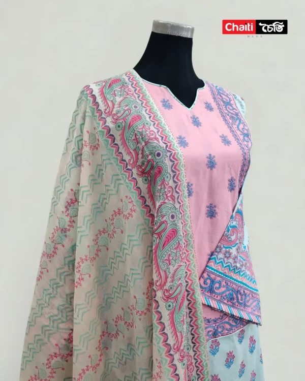 336 Chaiti Premium Cotton Three Piece