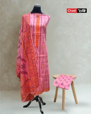 Chaiti Pure Cotton Three Piece