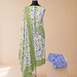 Chaiti Pure Cotton Three Piece