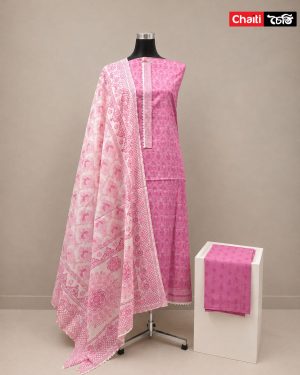 Chaiti Pure Cotton Three Piece