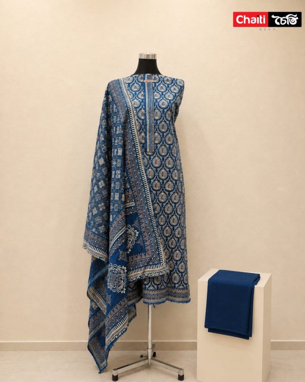 Chaiti Pure Cotton Three Piece