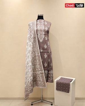 Chaiti Pure Cotton Three Piece