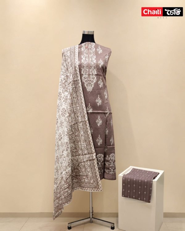Chaiti Pure Cotton Three Piece