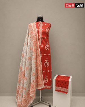Chaiti Pure Cotton Three Piece