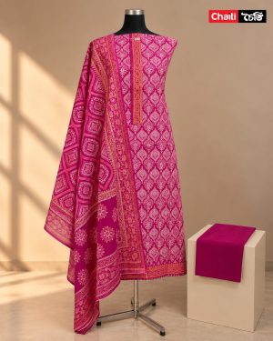 Chaiti Pure Cotton Three Piece