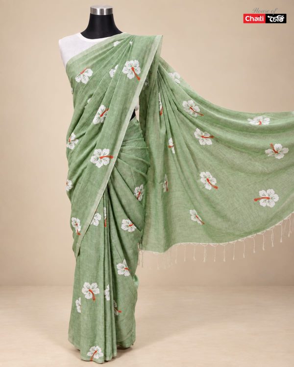 Block Print Saree