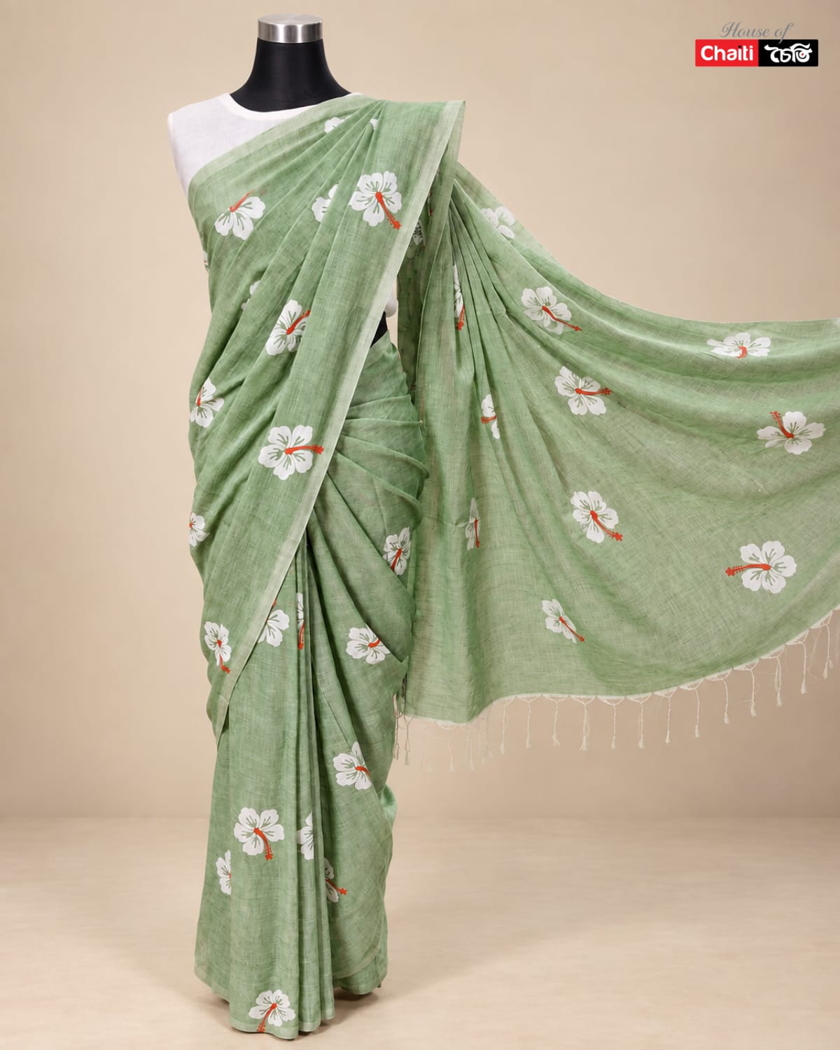 Block Print Saree
