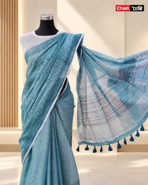 Printed Silk Saree