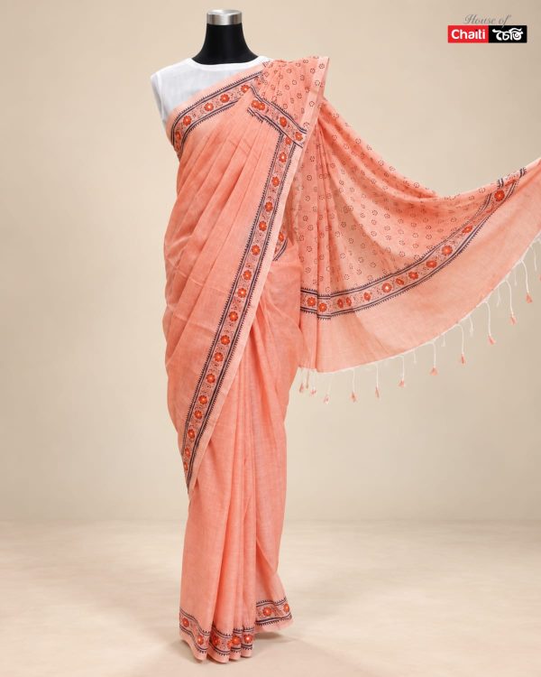 Block Print Saree