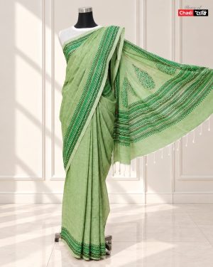 Block Print Saree