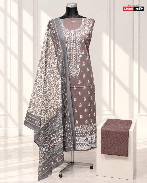 Chaiti Pure Cotton Three Piece