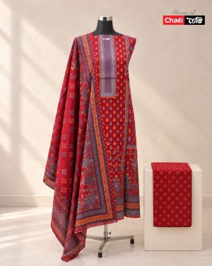 Chaiti Pure Cotton Three Piece