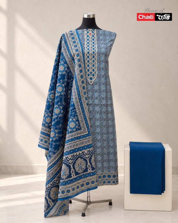 Chaiti Pure Cotton Three Piece