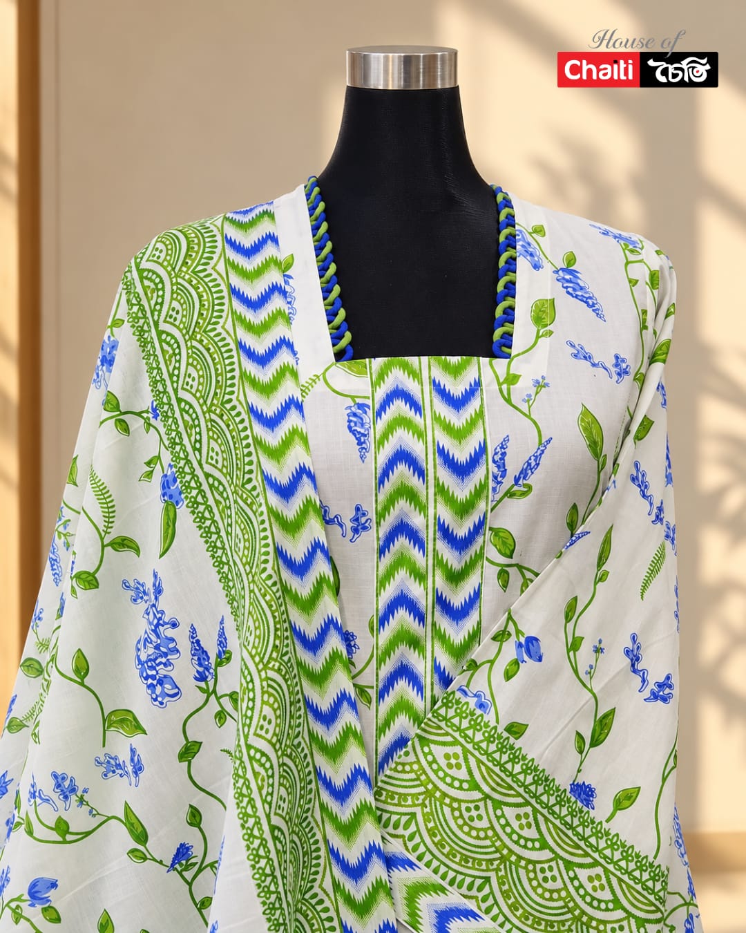 Chaiti Pure Cotton Three Piece