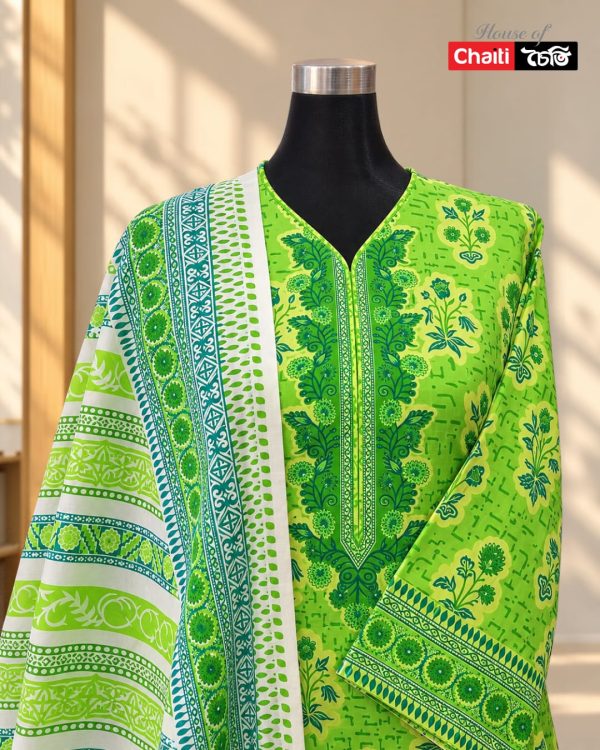 Chaiti Pure Cotton Three Piece